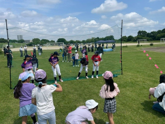 学童女子Tボール体験会イベントに参加しました。